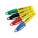 Stanley Mini Fine Tip Marker Assorted Colours 72 Pack (Black, Red, Green and Blue) image 1