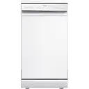Midea MDWEF1034C(W)-WG-UK 45cm Freestanding Slimline Dishwasher - 10 Place Settings - White - E Rated image 0