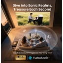 Yaber T1 Pro Projecteur portable 1080 P natif, autofocus et correction trapézoïdale auto, évitement des obstacles, alignement de l'écran, éclairage d'ambiance image 10