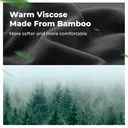 BAMBOO COOL Men's Lightweight Thermal Underwear Bottoms Fleece Lined Long Johns for Men Base Layer Pants for Cold Weather M (2Pack) image 1