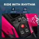 AIYAPLAY 12V Kids Electric Ride on ATV, Battery Powered Quad Bike with 4 Suspension Wheels, Forward Reverse Function Pink image 1