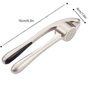 Huacan Stainless steel garlic press, household manual thickening garlic pestle, garlic puree set, 1 piece image 4