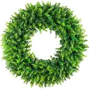 DDHS 24inch Large Boxwood Wreath-1pcs image 0