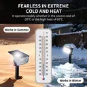 VIVREAL  57LED solar spotlight white light type 2-pack CPD-17, New Year Sale , Top gift picks image 1