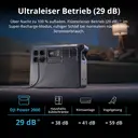 DJI Power 2000 tragbare powerstation, 2048 Wh, 3000 W solargenerator, LiFePO4-batterie, kompaktgröße, in 45 minuten von 0 % auf 80 % aufgeladen, notstromaggregat für zuhause, camping/wohnmobil/notstromversorgung image 7