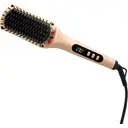 Saint Algue Demeliss LISS & GO Brosse chauffante – Revêtement en céramique – Technologie ionique – 6 réglages de température jusqu’à 230 °C – Lissage naturel avec volume préservé – Or image 1