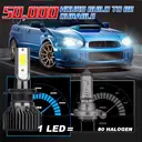 ENdureLite H7 H4 H11 H1 9005 9006 LED Headlight Bulbs, 6000K Pure White, Plug & Play, Efficent Cooling System,13000LM Brighter Lights Headlight, Pack of 2 image 8