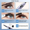 Sunluxy S600 Purple Electric Eyelash Curler, Natural Curling Lasting Styling, LED Temperature and Power Display, Smart Safe Automatic Power-off, Rechargeable Portable Eyelash Curler image 7