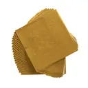 Unique Party Lunch Napkins, Gold, 20 Pack image 0