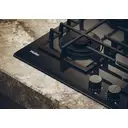 Haier HAVG6BF4TBPB Series 4 60cm Gas on Glass Hob with Preci Flame - Black image 6