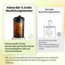 BEAR 80mm Weitmund-Slow-Juicer – 1L große Kapazität, 99,5% Saftausbeute, ganzes Obst einwerfen, Reinigung durch einfaches Spülen, antioxidativer leiser Quetsch-Saftextraktor image 5