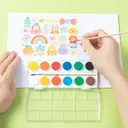 M&G So Many Cats Watercolor Paint Set, 12 Colors Watercolor Kit with Water Brush Pen, Watercolor Paints for Kids and Adults, Art Supplies for Painting and Beginners image 2