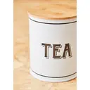 Maison by Premier Grocer White Metal Tea Canister image 5