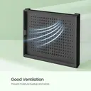 Plastic Shoe Box, Pack of 18, 35.0 x 25.2 x 19.0cm, Transparent and Black image 5