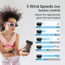 JISULIFE Life 9 Turbo ventilateur portable - Noir image 3