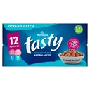 Morrisons Tasty Ocean's Catch Chunks in Jelly Adult 1-7 Years 12 x 100g image 1