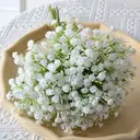 1Pc 12.59in/32cm
Artificial Flowers,Artificial Flowers Artificial Bulk, Real Touch Artificial Gypsophila Bouquet for Wedding Floral Arrangement Party Decor(white) image 4