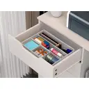 Senhoglb Panier organisateur pour tiroir en maille, blanc, Offre annuelle, Meilleurs choix cadeaux image 4