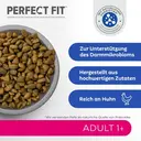 PERFECT FIT™ Adult Trockenfutter für erwachsene Katzen ab 1 Jahr - Huhn, 750g (6 Beutel) image 5