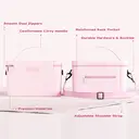 Meoky Insulated Lunch Bag-Pink, New Year Sale , Top gift picks image 3