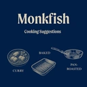 The Fish Society Wild British Monkfish Whole Fillet 200g image 4