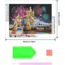 JU7CER DIY 5D Full Drill Diamond Painting Kit - Bridge Design | Adult Home Wall Decor | Cross Stitch Digital Art 12×16 Inches (30×40cm) image 1