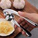 Huacan Stainless steel garlic press, household manual thickening garlic pestle, garlic puree set, 1 piece image 7