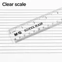 M&G Règle en Plastique, Règle Transparente 30 cm avec Centimètres, Millimètres et Pouces, Règle de Mesure pour École et Bureau image 1