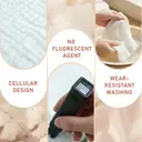 LeBonsoir Lot de 2 serviettes de bain 100 % coton, lange en mousseline pour bébé - coton 6 plis doux pour peaux délicates - 70 x 140 cm grand format - absorbantes, durables, douces - pour nouveau-nés et tout-petits - Blanches, Lot de 2 (2 serviettes de bain) image 5