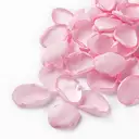 Yuejia Lot de 200 pétales de roses artificielles en soie - Rose pâle image 0