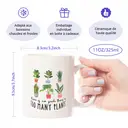 Alphynix Il n'y a pas de chose comme trop de plantes mug cadeau pour amateur de plantes - Mug café céramique - Mug café drôle de la part d'amis et famille 33cl,Le cadeau de la saint-valentin, cadeau d’anniversaire image 7