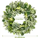 DDHS Couronne d'eucalyptus - 61 cm image 1