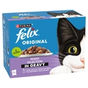 Felix Original Mixed Selection in Gravy Wet Cat Food 12x85g image 1