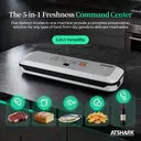 ATSHARK 5-In-1 Vacuum Sealer – High Pressure Touchscreen Design, Fast and Convenient, Includes 50 Vacuum Bags, Ideal for Home Food Preservation, White, VS6621 image 1