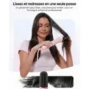Okaydeer Set de Brosse Sèche-Cheveux Haute Vitesse 7 en 1 & Boucleur Auto-Enrouleur, Lisseur à Air Chaud Anti-Frisottis et Volumateur pour Cheveux Lisses et Brillants, Cadeau Rose avec Sac de Voyage image 4