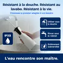 BAIR CARE Hydropulseur dentaire portable M4, Mode pulvérisation pressurisée, Autonomie 30 jours, Rechargeable USB, 4 modes de nettoyage, Étanche IPX7, Hydropulseur buccal compact pour soins quotidiens et voyage image 4