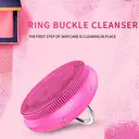 Silicone Face Scrubber,Cleansing & Exfoliating Brush, Blackhead Removing Pore Cleansing Massaging for Sensitive/Delicate/Dry Skin image 0