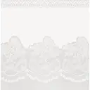 Unique Plastic Table Cover, White Lace, 1.37 x 2.74m image 3