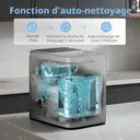 COMFEE' RCI12GY1EU(E) Machine à glaçons, 8 glaçons en 6 min., 12 kg/24 h, réservoir d’eau 1,3 L, fonction d’autonettoyage, format compact, pelle et bac inclus pour la maison - Gris image 3