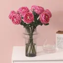 2Pcs 17.71in/45cm
Artificial Austin Tea Rose Latex Simulation Flower Really Touch Wedding Banquet Family Party Garden Flowers Arrangement Decor(rose red) image 4
