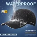 TOP-EX Casquette imperméable et résistante à toutes les conditions Urban Storm, taille M/L - Noir image 2