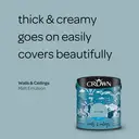 Crown Matt Emulsion Duck Egg 2.5L image 4