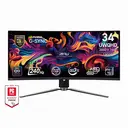 MSI MPG 341CQPX QD-OLED Moniteur - 86,4 cm - 3440 x 1440 UltraWide Quad HD - Noir image 0