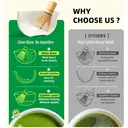 TEANAGOO Kit matcha cérémonie avec fouet et bol, 7 pièces - Dégradé vert rose image 2