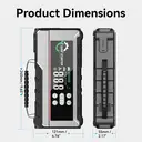 Porbi X11 Jump Starter with Air Compressor 3000A Portable Car Jump Starter, 24800mAh Battery Booster & 150PSI Tyre Inflator, PD65W Fast Charging Power Bank for Laptop, 12V Petrol & Diesel Vehicles, SUV, Van & Motorcycle image 7