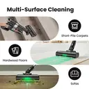 ochama Self-Cleaning Vacuum Cleaner, Cordless Handheld Vacuum, 350W Strong Suction, 28kPa, 35-Minute Runtime, 180° Flat Recline, Visible Green Light, 5-Layer Filtration, Household Vacuum image 6