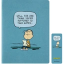 MOLESKINE Cahier Peanuts Édition limitée, couverture souple, format XL - 19 x 25 cm, ligné, bleu vif, 120 pages image 1