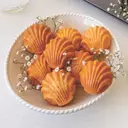 MASTRAD Moule à madeleine en forme de coquille avec revêtement antiadhésif Duramax résistant à la chaleur jusqu’à 230 °C en métal - 28 x 28 cm  image 2