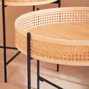 Interiors by Premier Coffee Table Depok Round Rattan/Black image 4