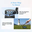 DJI Osmo Mobile 8 Gimbal Stabilizer for Phone, Native Tracking with Audio & Lighting, 360° Pan, Built-in Extension Rod & Tripod, 10h Battery, Robust 3-Axis Stabilization image 5